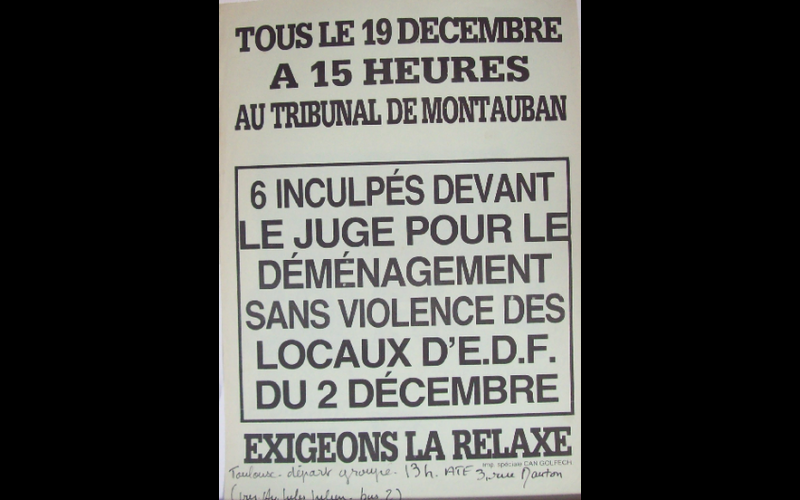 1980 (décembre) - Montauban procès antinucléaires -