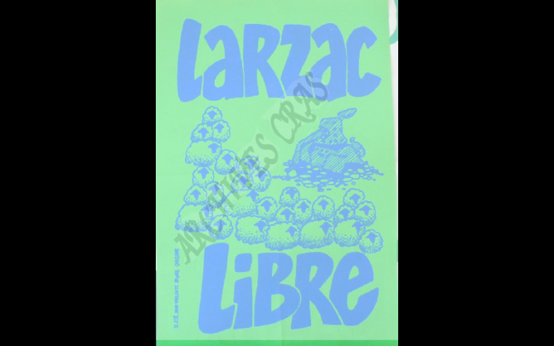 affiche larzac libre