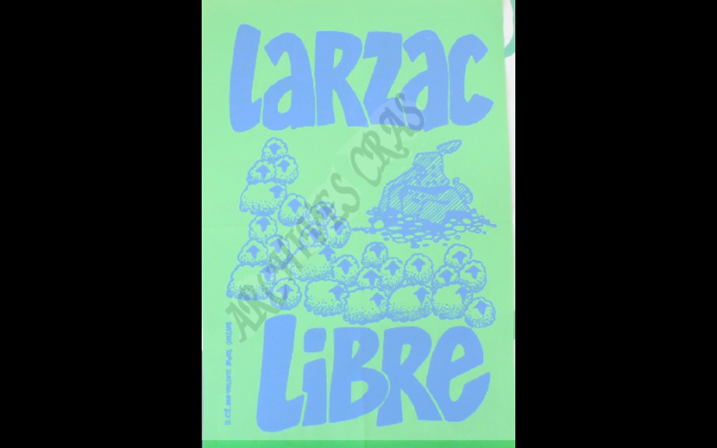 affiche larzac libre 