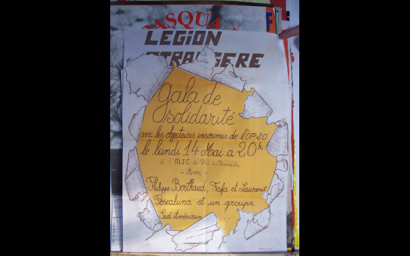 affiche concert soutien insoumis, Toulouse