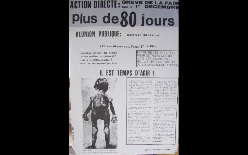 affiche solidarité Action Directe