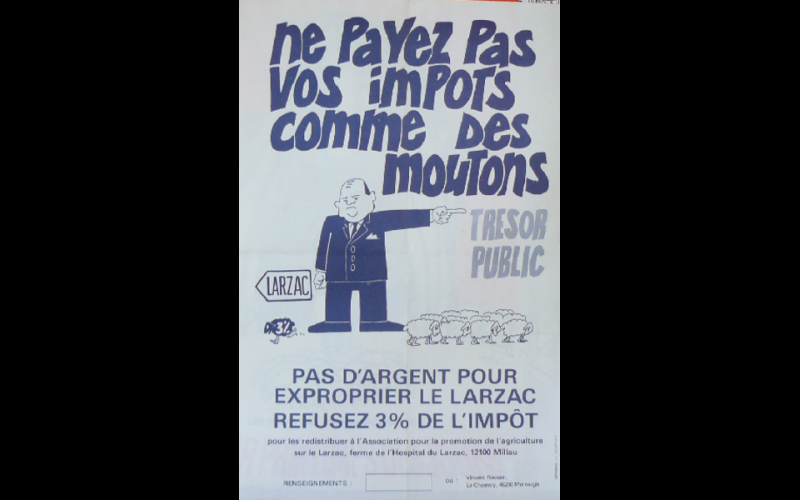 affiche refus impôt Larzac 3