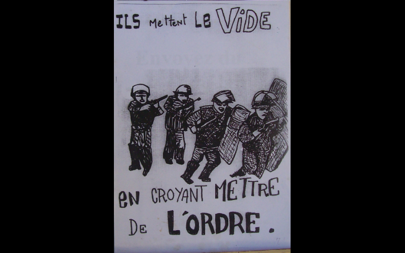 affiche ils mettent le vide