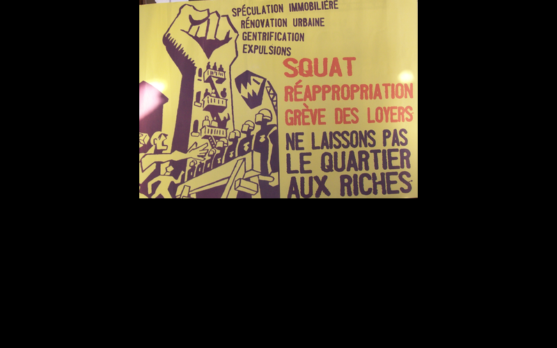 affiche squat spéculation urbaine