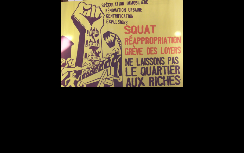 affiche squat spéculation urbaine 