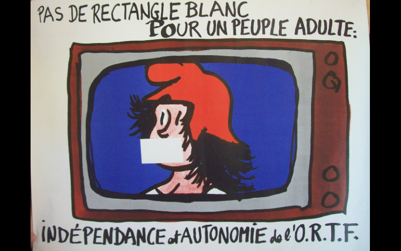 affiche indépendance ORTF