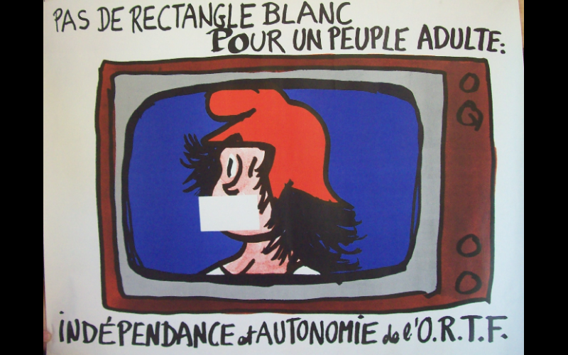 affiche indépendance ORTF 