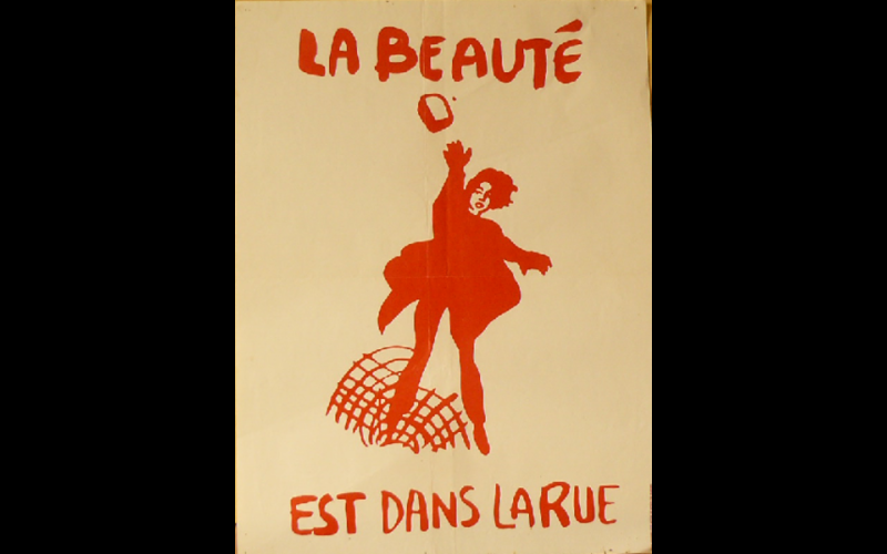 affiche la beauté est dans la rue, Beaux-Arts, 1968