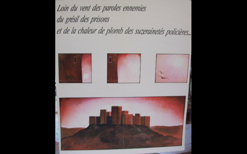 affiche contre les prisons