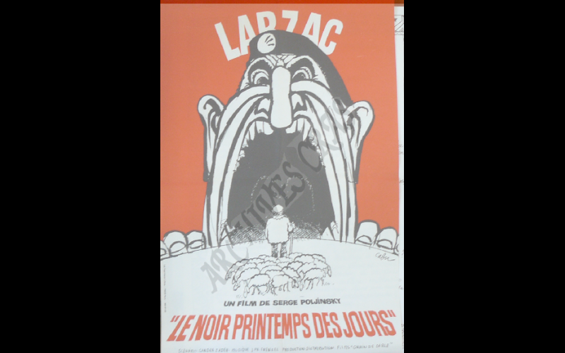 affiche film le noir printemps larzac