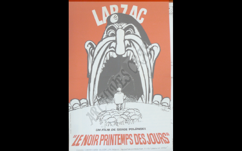 affiche film le noir printemps larzac 