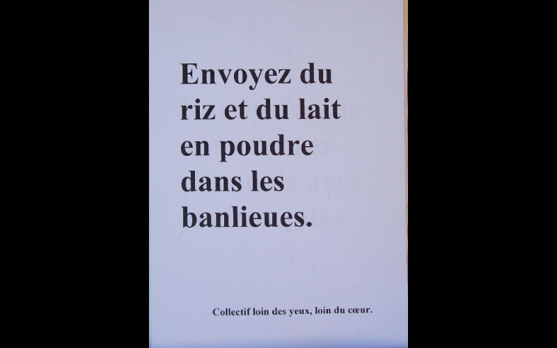 affiche envoyez du riz 