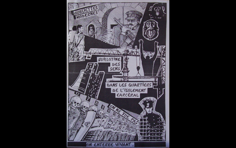 affiche contre quartiers d'isolement