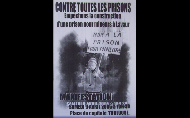 affiche manif anti-EPM Lavaur 2 Toulouse, 2005