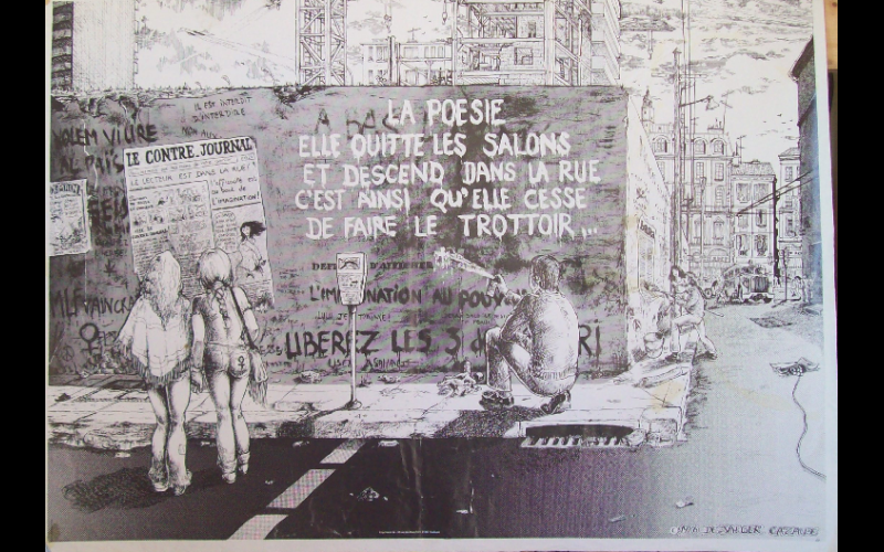 affiche la poésie, AAEL, Toulouse 