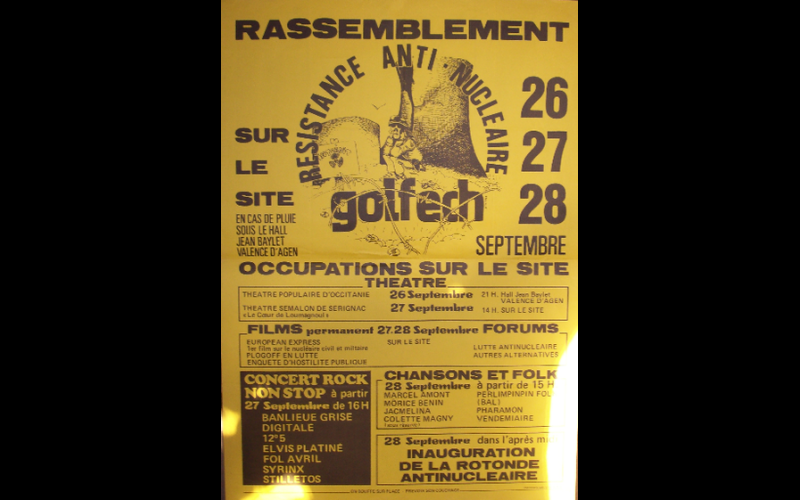 1980 (26 au 28 septembre) - Rassemblement sur le site de Golfech -