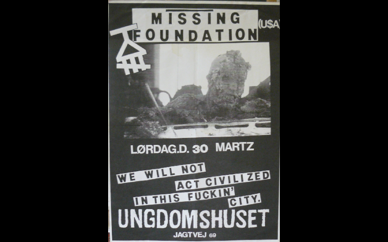 affiche ungdomshuset, Copenhague, Danemark