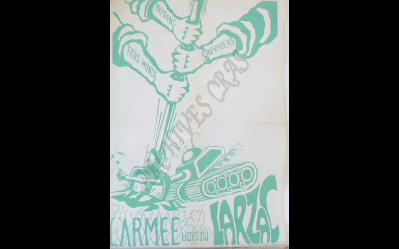 affiche armee hors du larzac