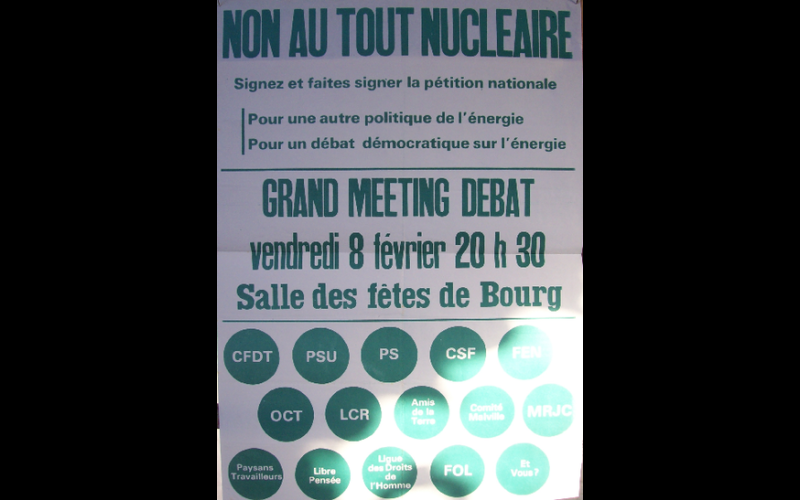 Meeting Non au tout Nucléaire 