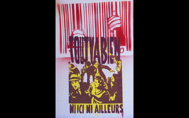 affiche tout va bien ni ici, Toulouse