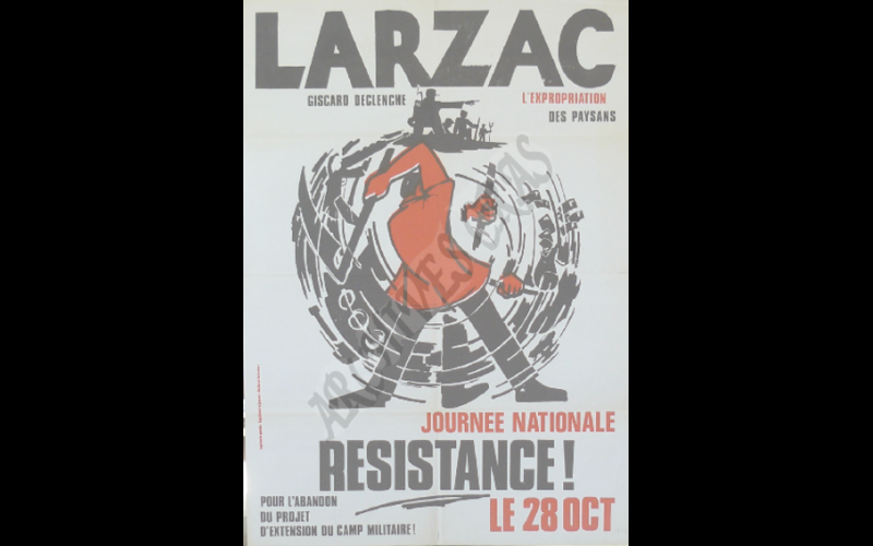 affiche journee nationale larzac 