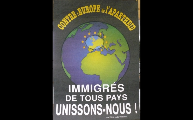 affiche_sur_l_immigration, AAEL Toulouse, 1996