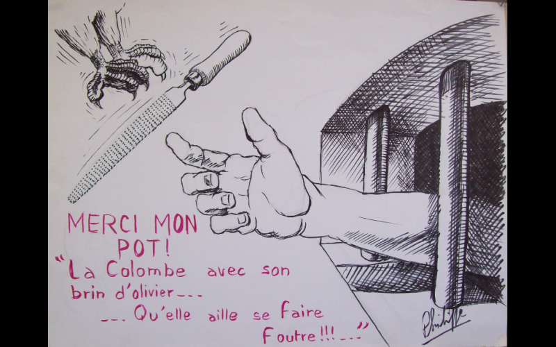 affiche contre les prisons