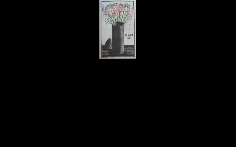 affiche Larzac en fête, 1981