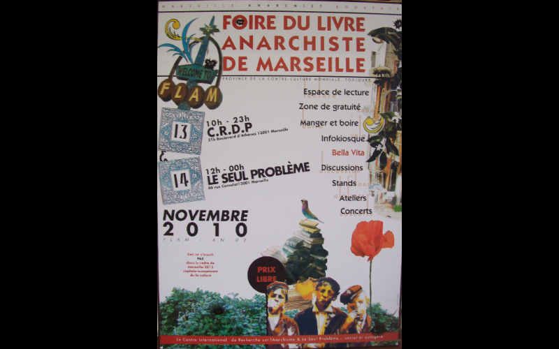 Foire du livre anarchiste, Marseille, 2010, 45x60 