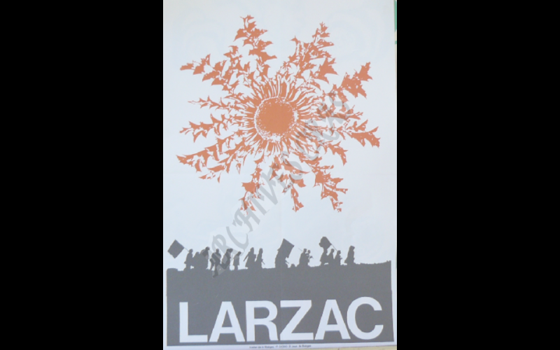 affiche larzac soleil 