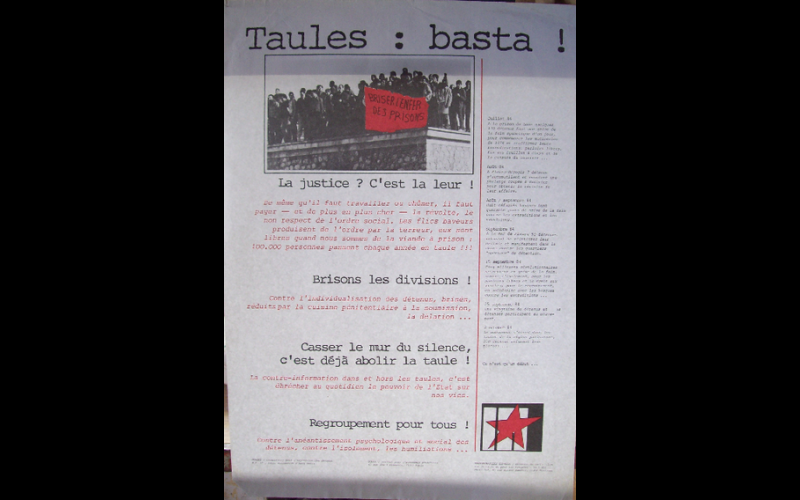 affiche taules basta