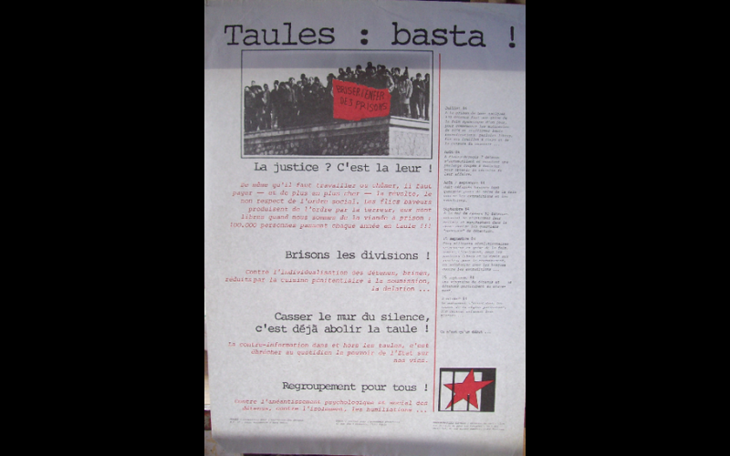 affiche taules basta 