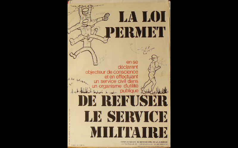 affiche objection, Bruxelles