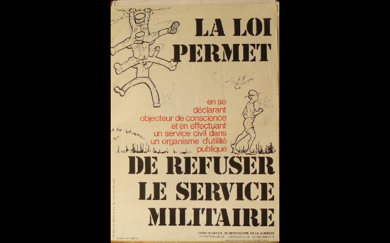 affiche objection, Bruxelles 