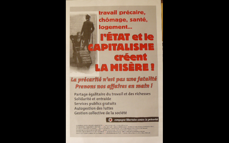 affiche précaires campagne libertaire 