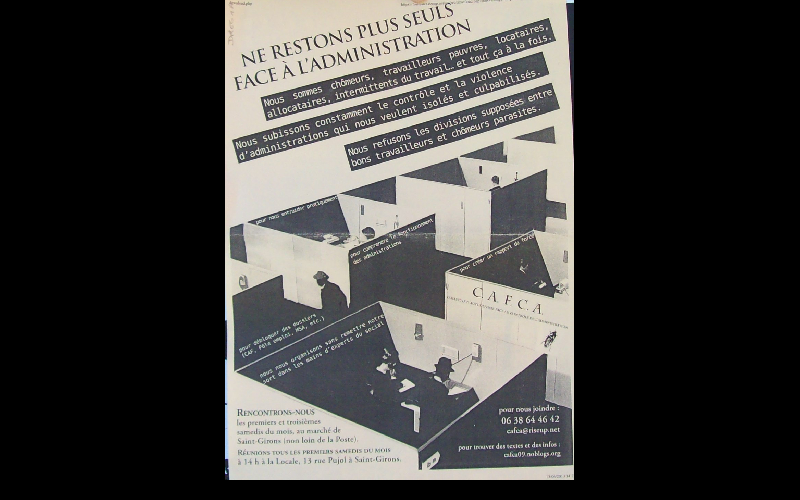 affiche CAFCA, St-Girons