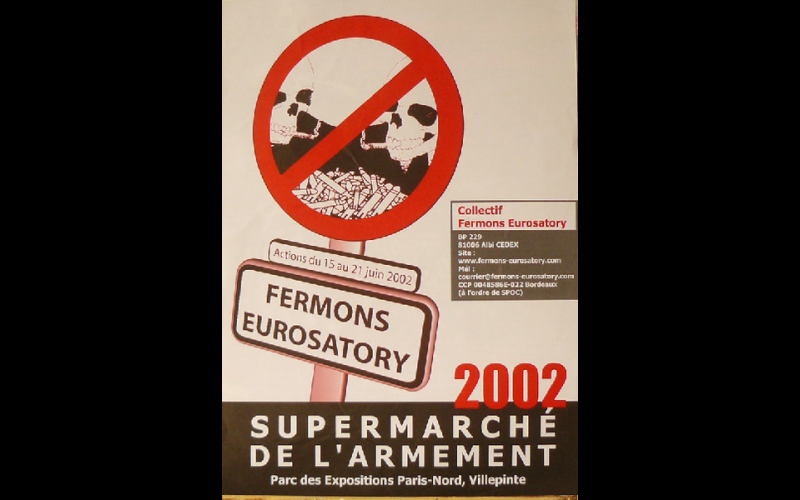 affiche fermons Eurosatory, 2002
