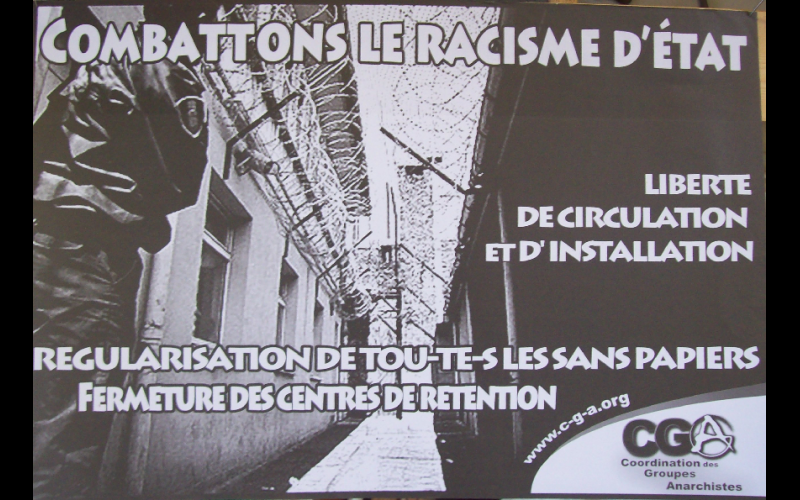 affiche sans-papiers, CGA