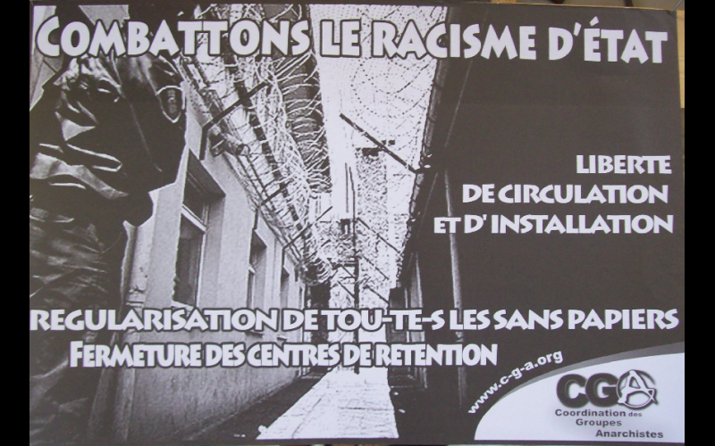 affiche sans-papiers, CGA 