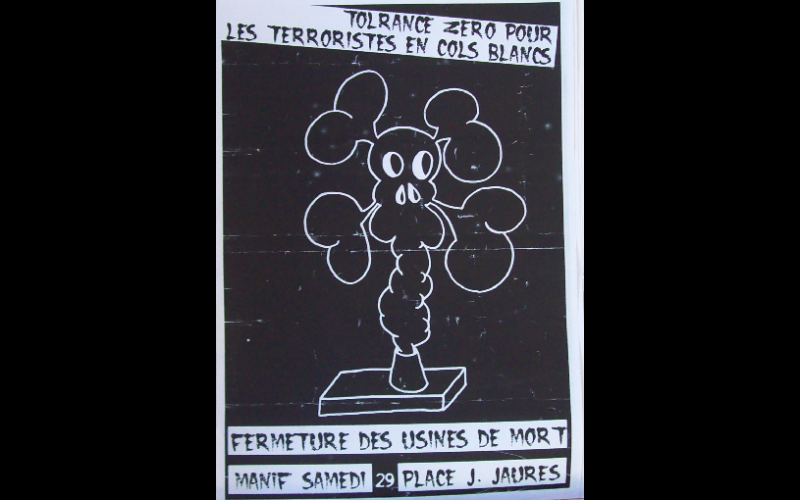 affiche manif anti-azf, Toulouse, 2002 