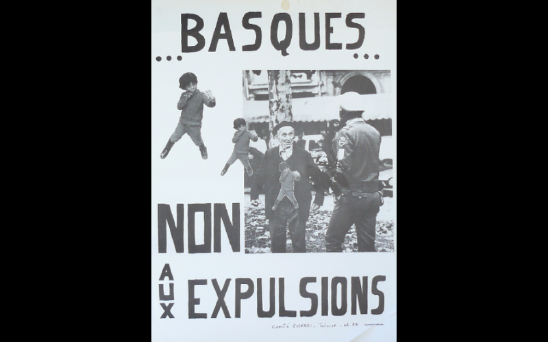 affiche expulsions basques, comité euskadi Toulouse 