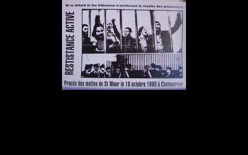 affiche procès mutins St Maur 2, 1990