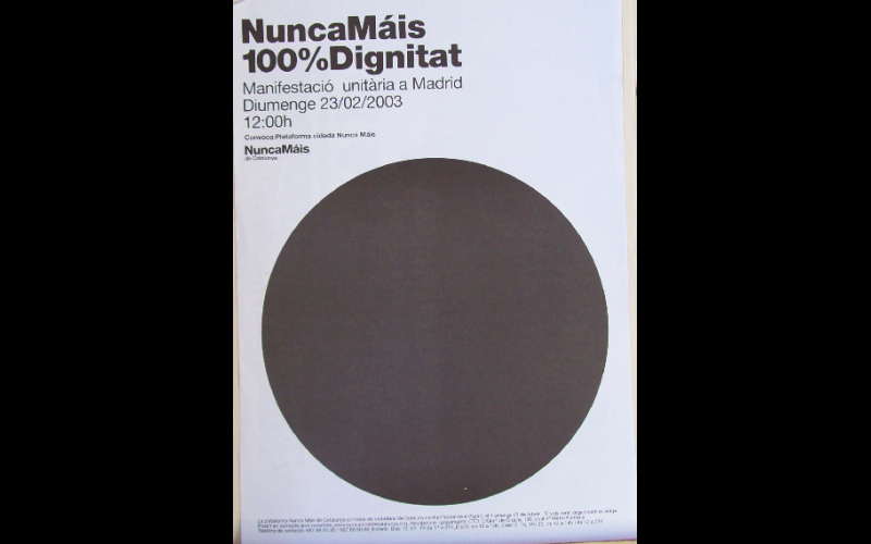 affiche manif nunca mais 2003