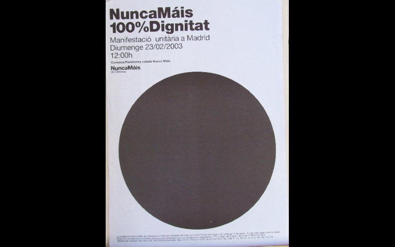 affiche manif nunca mais 2003 