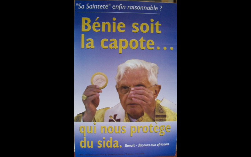 affiche pour la capote, AAEL, Toulouse, 2009 