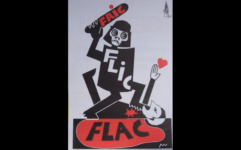 affiche police, Pies colleuses, Toulouse