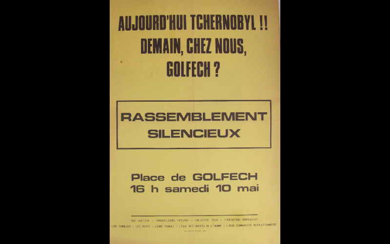 1989 (mai) - Golfech rassemblement silencieux -Divers collectifs -