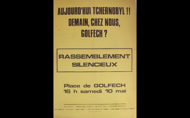 1989 (mai) - Golfech rassemblement silencieux -Divers collectifs - 