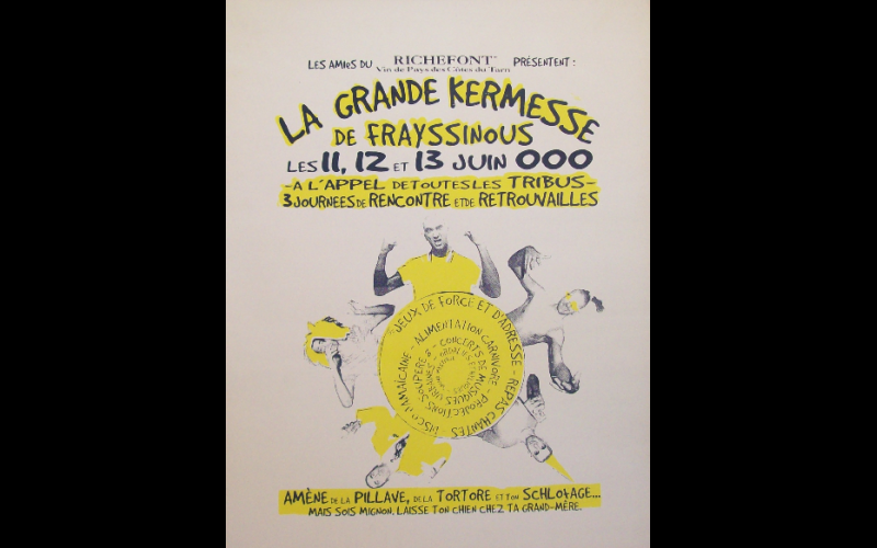 affiche kermesse Frayssinouss (12), 2000