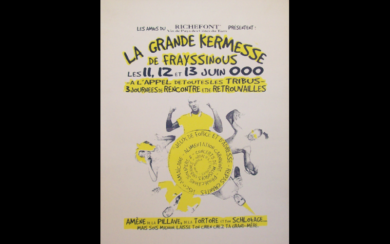 affiche kermesse Frayssinouss (12), 2000 